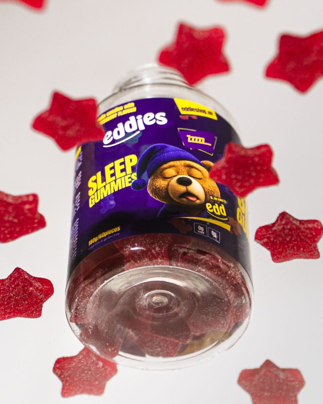 Gumídci na spánek s melatoninem