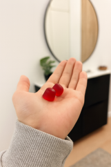 Eddies- Gumídci na spánek s melatoninem vegan malina cestovní balení 10ks