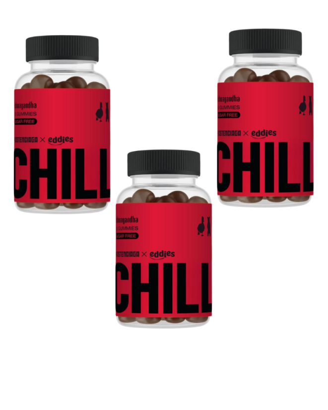 Chill Ashwagandha Gumídci proti stresu Trio balení