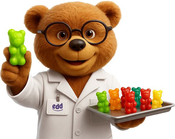 Eddies- Focus Gumídci s hericium Max Pack - 4 měsíce soustředění